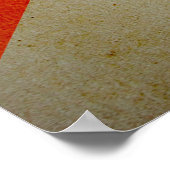 Hintergrund mit Drehung-Muster, Retro Poster (Ecke)