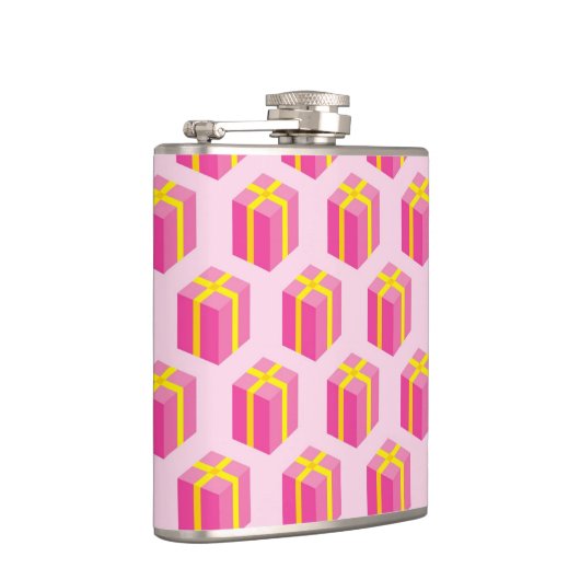 Hintergrund mit Geschenken Flachmann (Rechts)