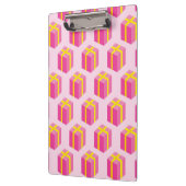 Hintergrund mit Geschenken Klemmbrett (Links)