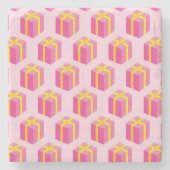 Hintergrund mit Geschenken Steinuntersetzer (Vorderseite)