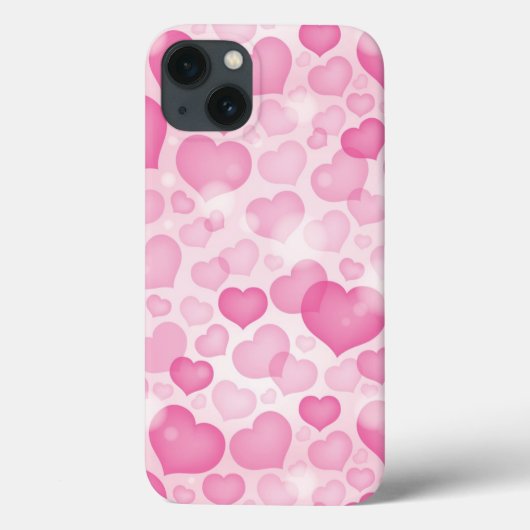 Hintergrund mit Herz Case-Mate iPhone Hülle (Rückseite)