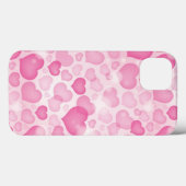Hintergrund mit Herz Case-Mate iPhone Hülle (Rückseite (Horizontal))
