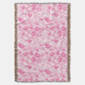 Hintergrund mit Herzen Decke (Vorderseite Vertikal)