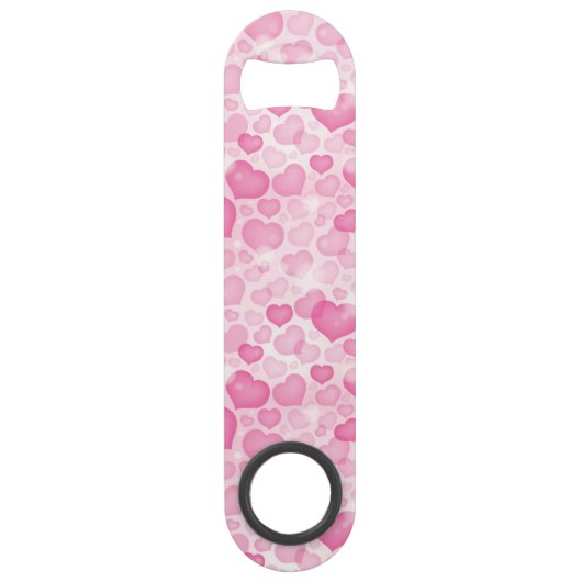 Hintergrund mit Herzen Speedflaschenöffner (Rückseite)