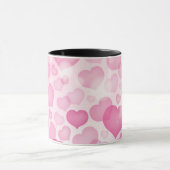 Hintergrund mit Herzen Tasse (Zentrum)
