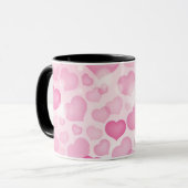 Hintergrund mit Herzen Tasse (Vorderseite Links)