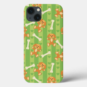 Hintergrund mit Hunden und den Knochen Case-Mate iPhone Hülle