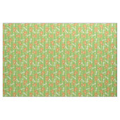 Hintergrund mit Hunden und den Knochen Stoff (Fat Quarter (45,7 x 55,9 cm))
