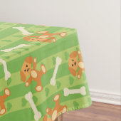 Hintergrund mit Hunden und den Knochen Tischdecke (Beispiel)