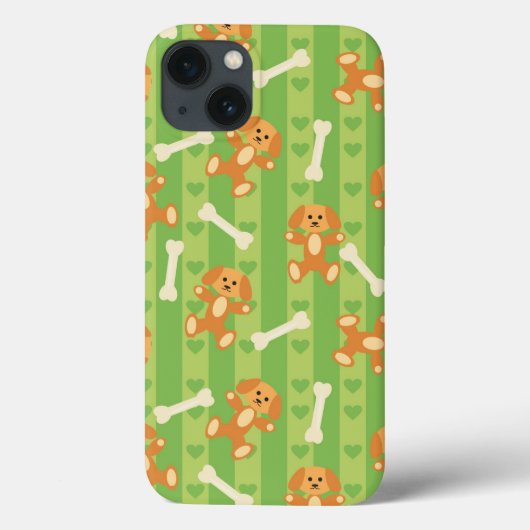Hintergrund mit Hunden und Knochen Case-Mate iPhone Hülle (Rückseite)