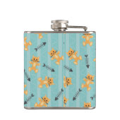 Hintergrund mit Katzen Flachmann (Rückseite)