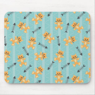 Hintergrund mit Katzen Mousepad