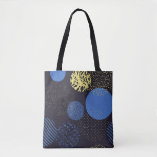 Hintergrund mit Kreisen. Vintage abstrakte Tasche