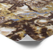 Hintergrund mit Marmormuster Poster (Ecke)