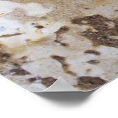 Hintergrund mit Marmormuster Poster (Ecke)