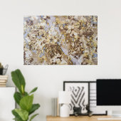 Hintergrund mit Marmormuster Poster (Heimbüro)