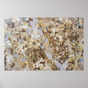 Hintergrund mit Marmormuster Poster