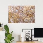 Hintergrund mit Marmormuster Poster (Heimbüro)