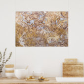 Hintergrund mit Marmormuster Poster (Küche)
