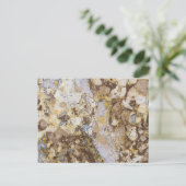 Hintergrund mit Marmormuster Postkarte (Stehend Vorderseite)