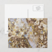 Hintergrund mit Marmormuster Postkarte (Vorne/Hinten)