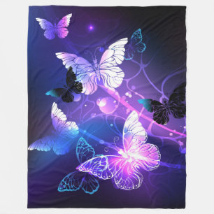 Hintergrund mit Nachtfalter Fleecedecke