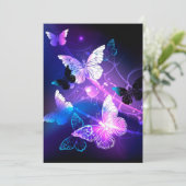 Hintergrund mit Nachtschmetterlingen Ankündigung (Stehend Vorderseite)