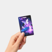 Hintergrund mit Nachtschmetterlingen Ausweis (Handheld)