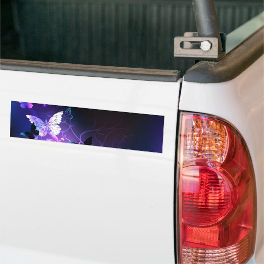 Hintergrund mit Nachtschmetterlingen Autoaufkleber (Auf Lkw)