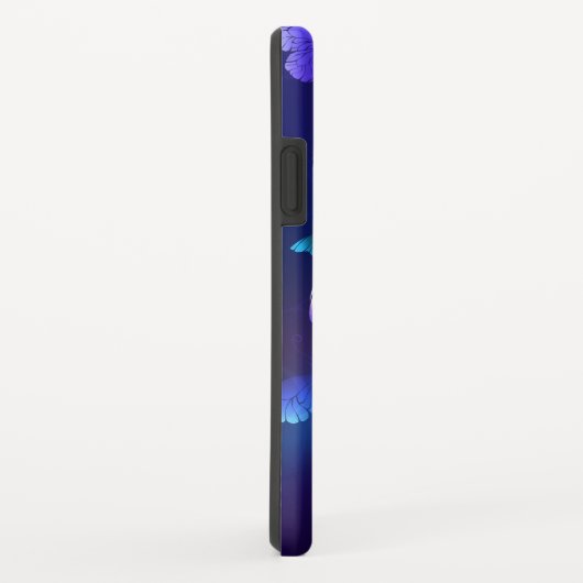 Hintergrund mit Nachtschmetterlingen Case-Mate iPhone Hülle (Hinten/Rechts)