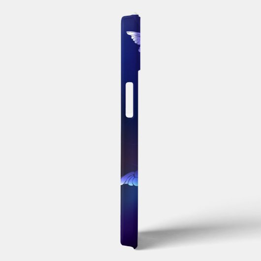 Hintergrund mit Nachtschmetterlingen Case-Mate iPhone Hülle (Rückseite / Rechts)