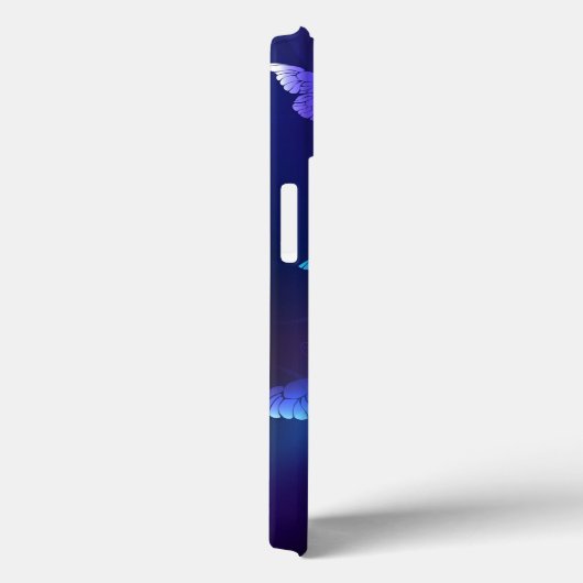 Hintergrund mit Nachtschmetterlingen Case-Mate iPhone Hülle (Rückseite / Rechts)