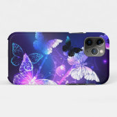 Hintergrund mit Nachtschmetterlingen Case-Mate iPhone Hülle (Rückseite (Horizontal))