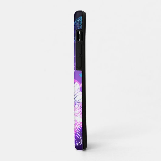 Hintergrund mit Nachtschmetterlingen Case-Mate iPhone Hülle (Hinten/Links)