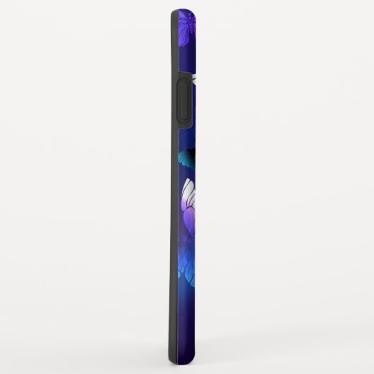 Hintergrund mit Nachtschmetterlingen Case-Mate iPhone Hülle (Hinten/Rechts)