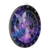 Hintergrund mit Nachtschmetterlingen Dartscheibe (Vorderseite Links)