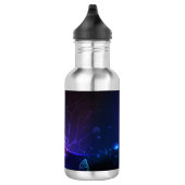 Hintergrund mit Nachtschmetterlingen Edelstahlflasche (Rechts)