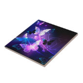 Hintergrund mit Nachtschmetterlingen Fliese (Seite)