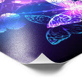 Hintergrund mit Nachtschmetterlingen Fotodruck (Ecke)