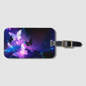 Hintergrund mit Nachtschmetterlingen Gepäckanhänger (Vorderseite (Horizontal))