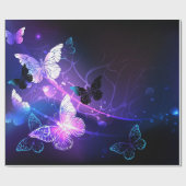 Hintergrund mit Nachtschmetterlingen Geschenkpapier (Flach)