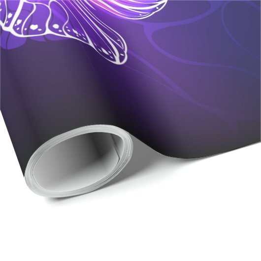 Hintergrund mit Nachtschmetterlingen Geschenkpapier (Rolleneckpunkt)