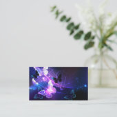 Hintergrund mit Nachtschmetterlingen Hinweiskarte (Stehend Vorderseite)