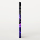 Hintergrund mit Nachtschmetterlingen iPhone Hülle (Linke Seite)