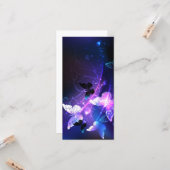 Hintergrund mit Nachtschmetterlingen Karte (Vorderseite/Rückseite Beispiel)