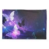 Hintergrund mit Nachtschmetterlingen Kissenbezug (Rückseite-Links)