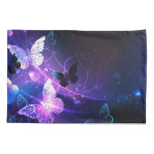 Hintergrund mit Nachtschmetterlingen Kissenbezug (Rückseite)