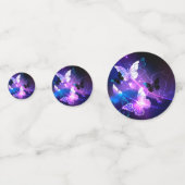 Hintergrund mit Nachtschmetterlingen Konfetti (Vorderseiten)