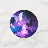 Hintergrund mit Nachtschmetterlingen Konfetti (Klein Vorderseite)