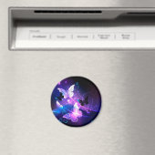 Hintergrund mit Nachtschmetterlingen Magnet (In Situ (Geschirrspüler))